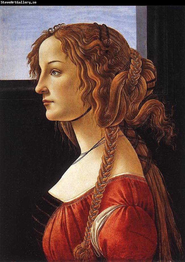 BOTTICELLI, Sandro Portrait of a Young Woman 223ff